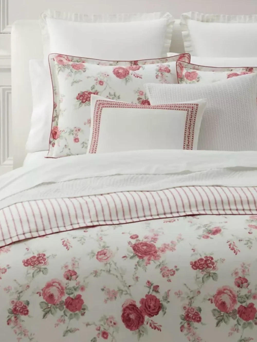 Ralph Lauren Sofia Cotton Sateen King Comforter Set Floral NWT MSRP $435